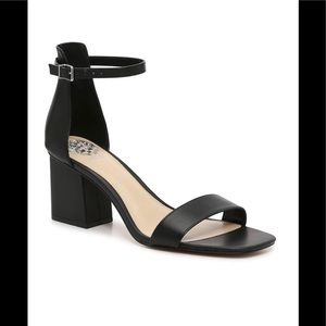 Vince Camuto  Mangry Leather Block  Heel sandals size 9M